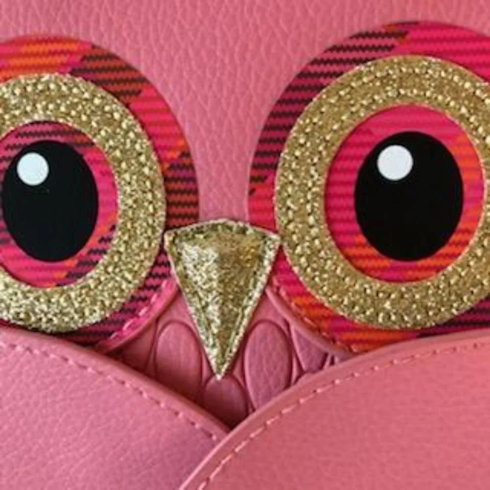 Bath & Body Works Pink Owl Cosmetic Bag